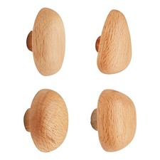 Porte-manteau bois, organisateur de support en bois, support décoratif moderne,