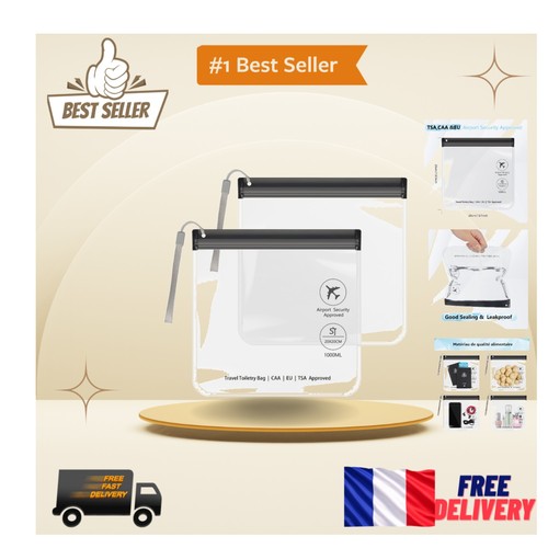 Kit voyage transparent 2 - transparent,