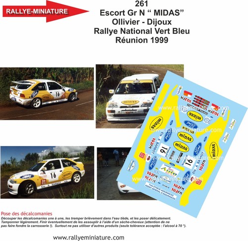 Decals ref 0261 escort gr - ref,
