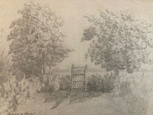 Dessin crayon papier paysage - dessin,