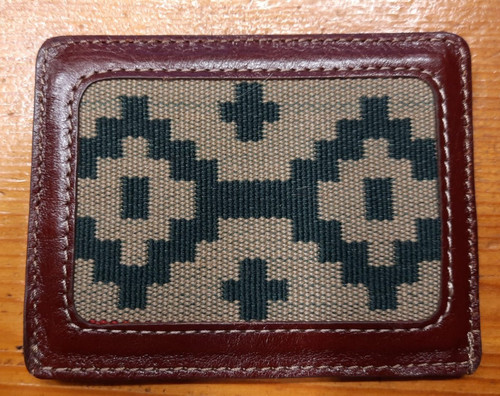 Porte carte cuir véritable - en,