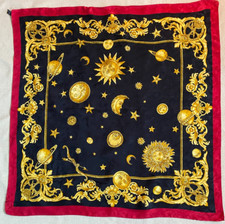 Foulard en soie "Roger Laurent Paris"  vintage 90cm x 90cm Scarf