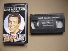 VHS K7 - LES PLUS BELLES CHANSONS DE LUIS MARIANO AU CINEMA - n°2 - RENE CHATEAU