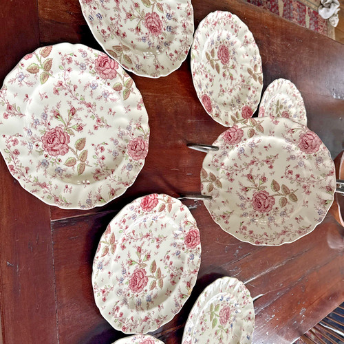 Johnson bros rose - bros, chintz