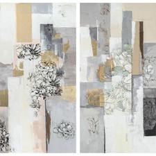 Cadre DKD Home Decor Abstrait