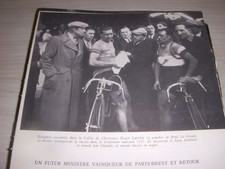 CYCLISME COUPURE LIVRE F416 CRITERIUM NATIONAL 1937 Roger LAPEBIE René LE GREVES