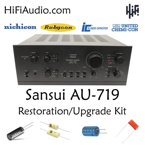 Sansui 719 rebuild - au-719,