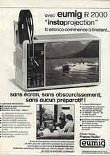 PUBLICITE 1975  EUMIG  R 2000