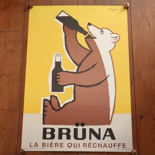 Affiche ancienne bière