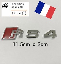 RS4 Chrome badge emblème Edition autocollant Hayon Arrière Logo Métal
