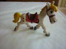 FIGURINE /  MORRIS / LUCKY LUKE / JOLLY JUMPER  /  SANS MARQUAGE /  7 CM  
