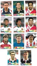 Lot 11 Vignettes Panini - FOOTBALL Stars - DANONE