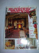 MARIANNE MAISON ANNEE 2000/2001 N°s 21-27-28-29-30-31-33 décoration, bricolage.
