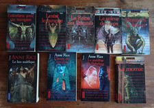 lot  9 livres ANNE RICE dont chroniques des vampires 1 2 3 4 5  + sorcières..