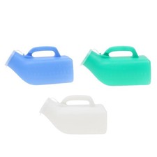 Bouteille de Pot de Pipi pour Urinoir Masculin avec Couvercle et Poignée, Aide