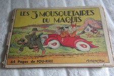 bd album Les 3 mousquetaires du maquis n°6 à 13 de Marivac - 1948