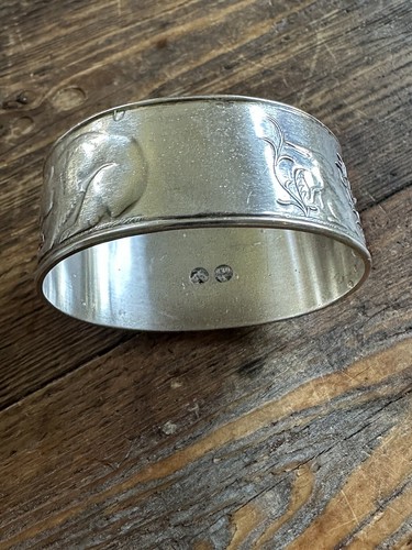 Bague serviette argent david - serviette,