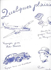 PUBLICITE  AVION AIR FRANCE