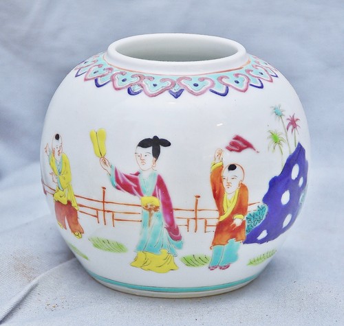 Vase chine peint la - vase, main