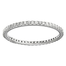 Or Blanc 1/3 Carat Pierre