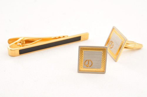 Manchettes dunhill gold - manchettes, silver