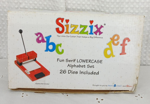 Sizzix provo fun serif box - serif,