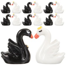  24 Pcs Figurine De Cygne