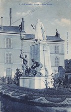 72 LE MANS STATUE DE LEON BOLLEE