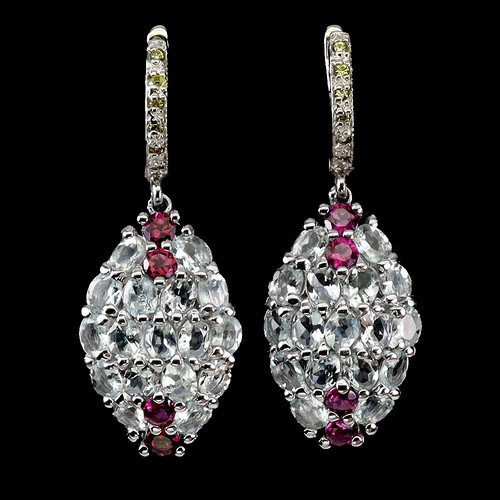 925 argent sterling - argent, boucles