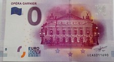 Billet souvenir 0 euros - Opéra Garnier Année 2016-1  N° 11690