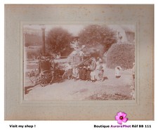 MACHINE PRESSE À FOIN À VAPEUR, MACHINE AGRICOLE, CAMPAGNE, TIRAGE  1890 -BB111