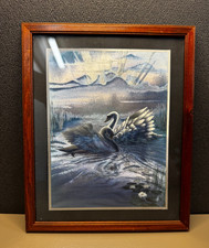 Tableau sous verre motif