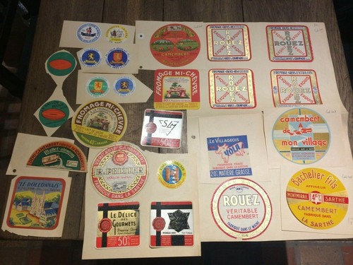 Lot étiquettes anciennes - lot,,