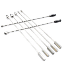 Acier Inoxydable Amplificateur de Sondens Urètre Penis plug Solide Kit 7 6-12mm