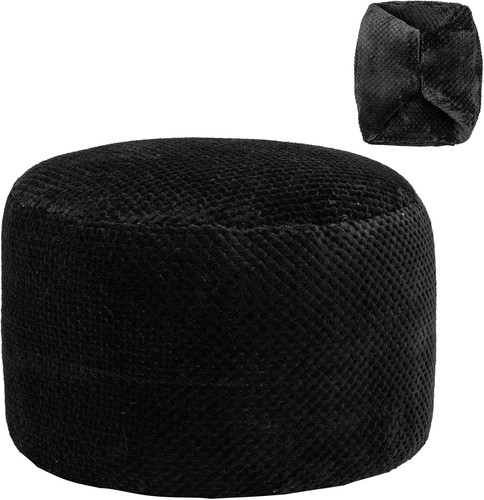Unstuffed pouf ottoman - unstuffed,