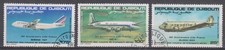 Timbres sur les Avions - Série de timbres de Djibouti - TBE