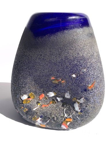 Vase verre massif - vase,