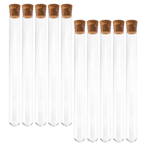 Tubes stockage en verre - ,