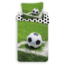 Football Terrain Housse Couette Simple Set 100% Coton Ue Taille Literie 2-in-1