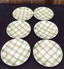 6 Assiettes plates vintage
