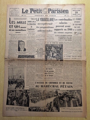 Petit parisien 23 mars - parisien,,