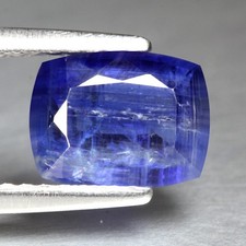 1,77 Ct FABULEUX COUSSIN 8X6 MM 100% GEMME KYANITE BLEU ROYAL NON TRAITÉE