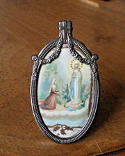 PETIT CADRE a poser  RELIGIEUX  Bernadette Vierge LOURDES