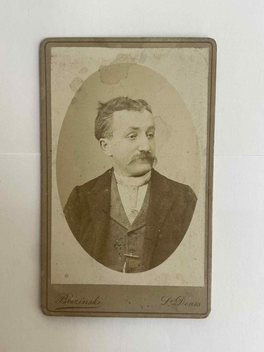 Ancienne photo cdv brezinski - ancienne,