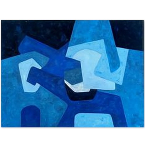 Jourdan abstraction bleue - jourdan, bleue"