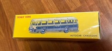 DINKY TOYS   AUTOCAR CHAUSSON  1956   REF 29F  BLEU BOITE D'ORIGINE ET EMBALLAGE