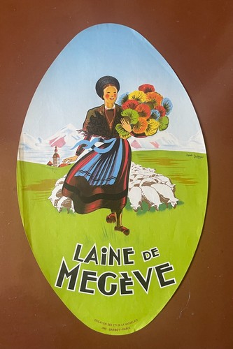 Laine megève affiche - de, megÈve"