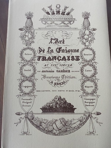 Antonin carême art - antonin, la