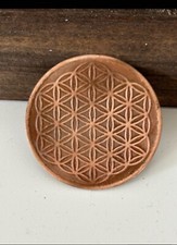 Plaque fleur de vie en Cuivre