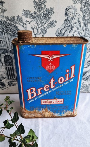 Ancien bidon huile bret oil - ancien,